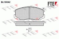 FTE Bremsbelagsatz, Scheibenbremse Vorderachse U.A. FüR Daihatsu, Mitsubishi