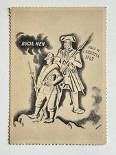 MC759 CARTOLINA XXI ADUNATA ALPINI TORINO 1-2-3 GIUGNO 1940 ANGOLETTA ASSIETTA