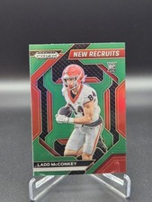 Ladd McConkey - 2024 Panini Prizm Draft Picks New Recruits Green - #17