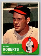 1963 Topps - #125 Robin Roberts | Baltimore Orioles PR
