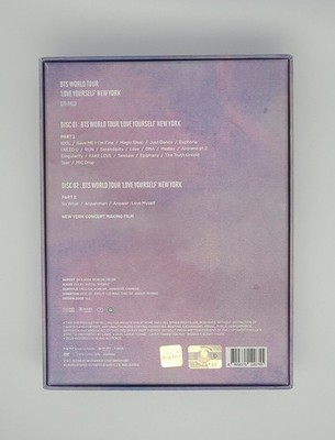 Official] BTS Love Yourself New York DVD Set With Suga / Yoongi