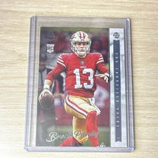 Panini 2022 Chronicles Luminance Brock Purdy #213 49ers NFL Rookie Card. rookie card picture