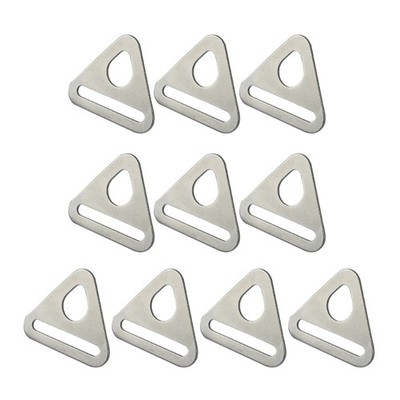 D Rings Metal Buckles 15 20 25 32 mm Webbing Bag Straps Dog Set of 10