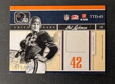 2008 Donruss Elite Throwback Threads /199 Ken Strong Sid Luckman #TTD-45 HOF 