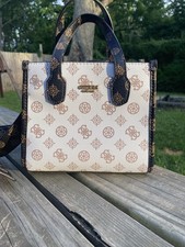 GUESS Monogram Logo Double Compartment Mini T...