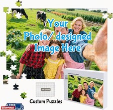 Family Photo Jigsaw Puzzle 300 Piece Custom Gift for Mom Dad Kids Home