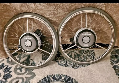 #ad Yamaha Quickie 24quot; Power Assist Xtender Wheelchair Wheels Needs Battery As Is $574.00