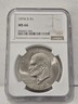 1974 D Eisenhower DOLLAR $1 NGC MS66 Eisenhower