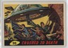 1962 Topps Bubbles Mars Attacks! Crushed to Death #20 g3e