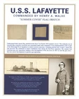 U.S.S. Lafayette - Civil War Era Swatch From Original "Summer Cover" Flag, 1863