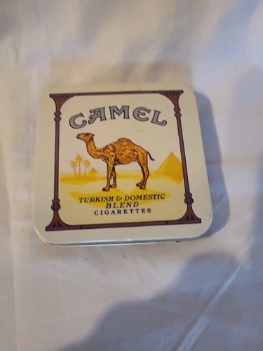 Vintage Camel Light Tin Matches, Mirror Compact, and Camel Cigerette Tin - Picture 12 of 16