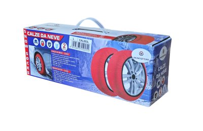 Calze Da Neve Per Auto - Taglia L, Omologate EN 16662-1, Alternative Catene, Guanti Inclusi - Foto 10