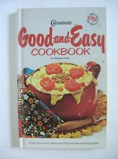 Carnation's Good and Easy Cookbook  Hardcover 1970 Recipes 