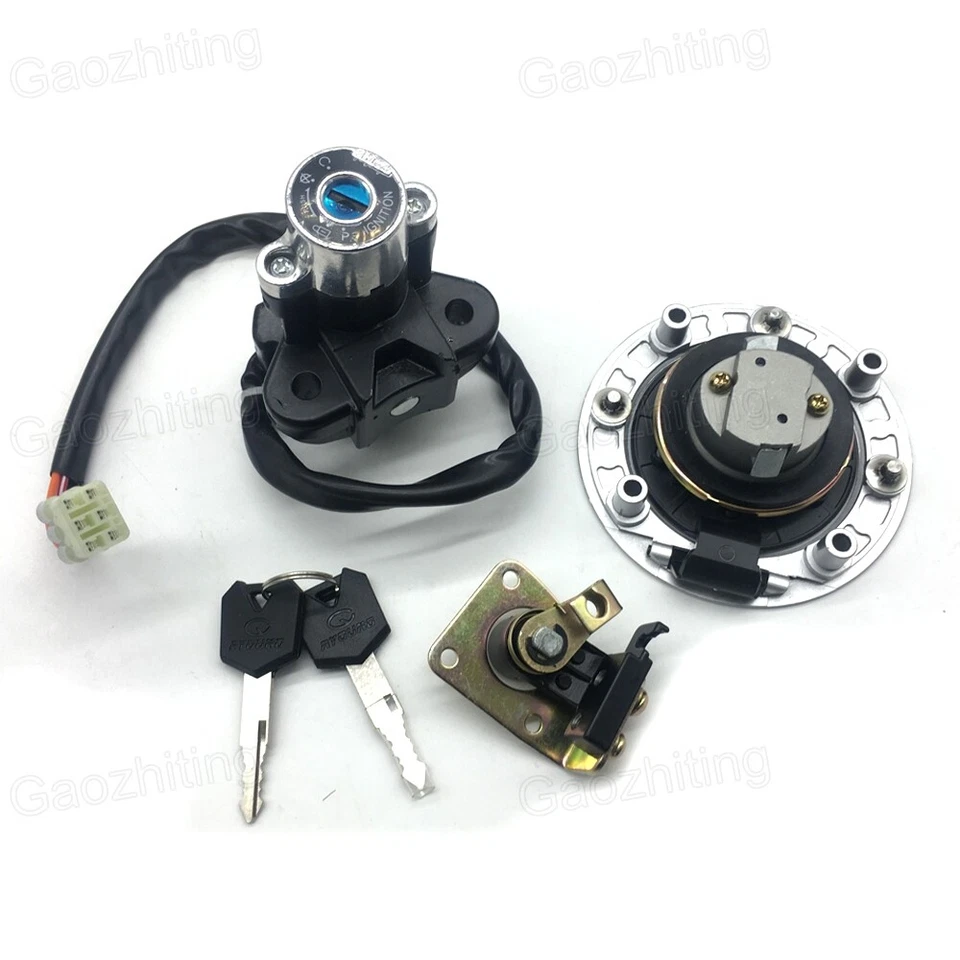 全新点火开关 燃油气盖座椅锁套装 适用于 1996 - 1999 铃木 GSXR600/750 — 第 3/4 张图片