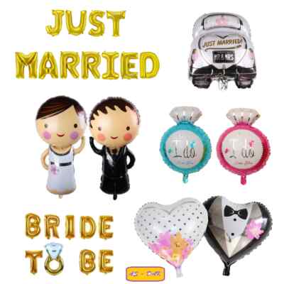 Mr & Mrs Brautpaar Candy Bar Helium Folien Ballon Hochzeit Party Deko Rote Herz