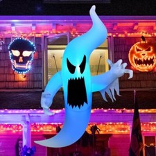6 FT Halloween Inflatables Ghost Outdoor Decorations Blow up Yard Multicolor