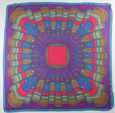 Wunderschöner Vintage Schal '' Perry Ellis '' / '' Perry Ellis '' Vintage Scarf