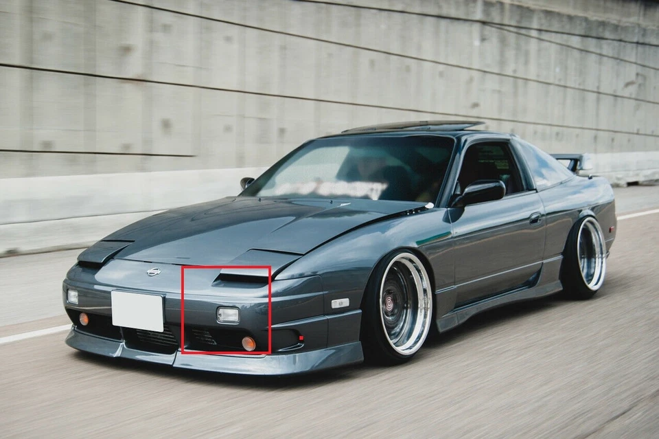 Front Position Turn Signal Lights-Smoke-For~S13~NISSAN Silvia 180SX 240X Type-X - Image 2 of 4