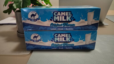 2X Camel Milk Powder Pure High Calcium 40 sachets x 25g
