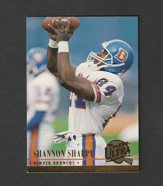 1994 Fleer Ultra Football Card Shannon Sharpe #90 Denver Broncos