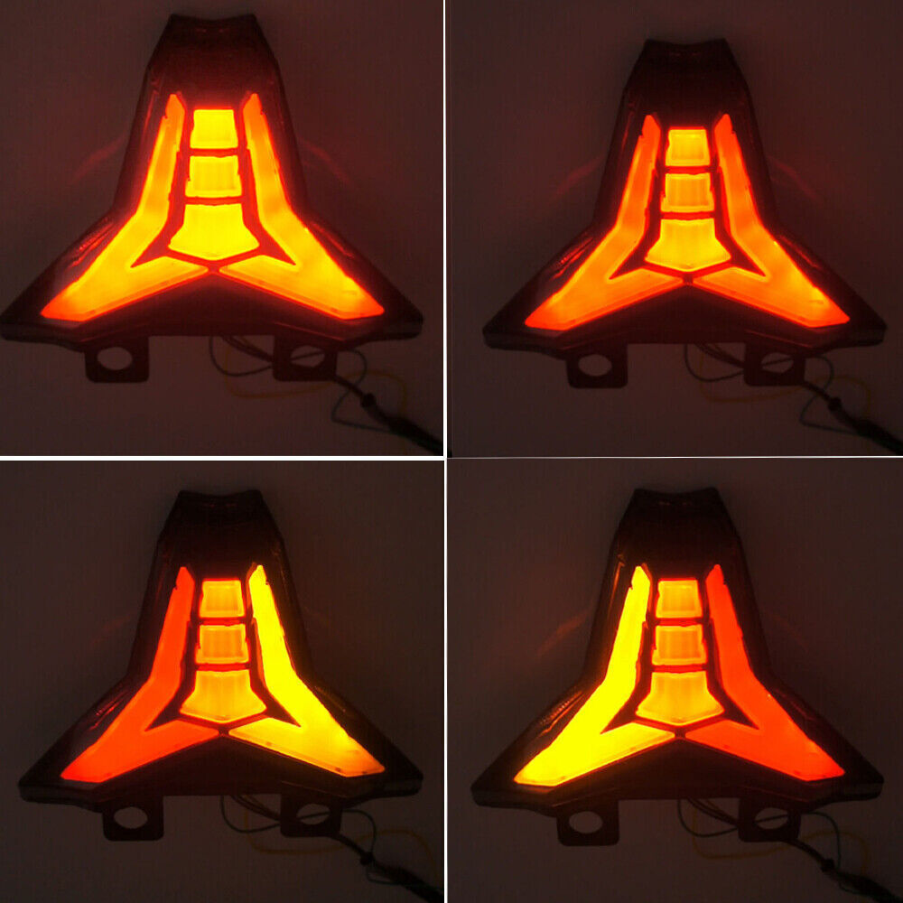 たる LED Integrated Brake Stop Tail ight Turn Signal For Kawasaki