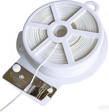 Twist Tie, 328 Feet (100M), White Cable Ties with Cutter, Garden Plant Ties Reus