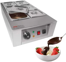 ALDKitchen Chocolate Melting Pot Manual Control 6 Tanks 12 kg of Chocolate 110V