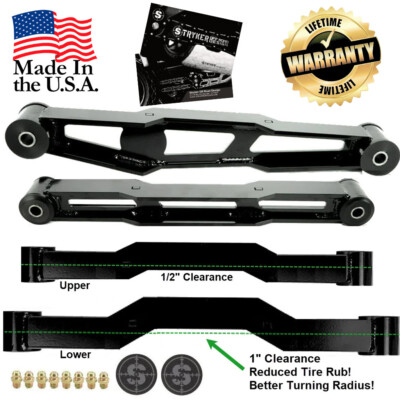 2010-2013 Dodge Ram 2500 3500 4WD 2'' - 3'' High Clearance Fabricated Control Arms