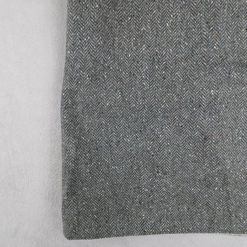 Triona Design Vest Womens L Gray Ireland Wool Herringbone Tweed Button Front - Picture 18 of 20