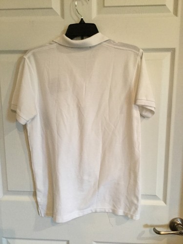 EUC Port Authority woman size small white polo IU Health logo short sleeve * - 第 3/4 張圖片