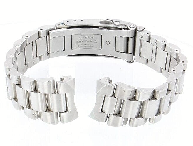 Citizen 19mm Stainless Steel Watch Band Double Lock S1090 fits