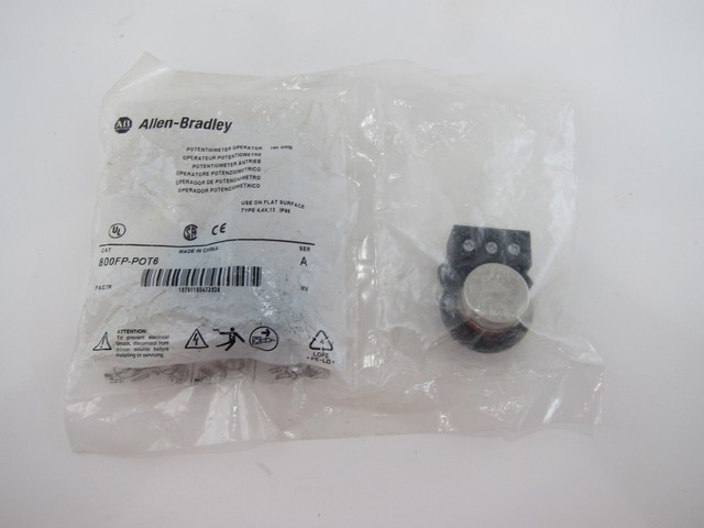 Allen Bradley 800fp-pot6 Potentiometer 800FPPOT6 10k Ohm for sale ...