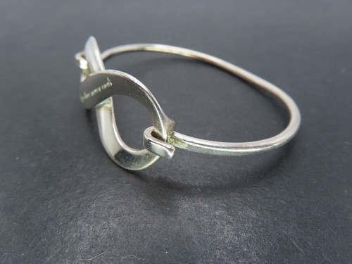 James Avery Sterling Silber Infinity Armreif Armband, "Love Never Ends", 13,1 g - Bild 3 von 7