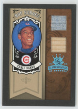 Ernie Banks 2005 Diamond Kings HOF Heroes Auto Framed Black 1/1 Cubs Autograph