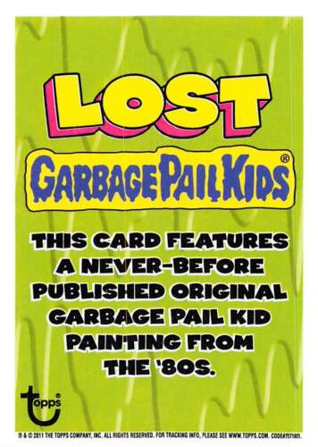 GARBAGE PAIL KIDS 2011 FLASHBACK SERIES 2 PICK-A-CARD YELLOW BASE STICKERS TOPPS - Picture 273 of 321