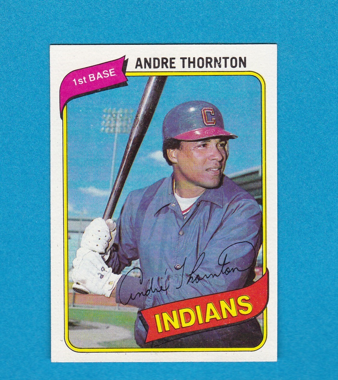 1980 TOPPS BASEBALL SET BREAK 534 ANDRE THORNTON INDIANS NM/MT