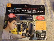 Wireless Bluetooth Handsfree Multitech Speakerphone Speaker Car Kit Visor Clip