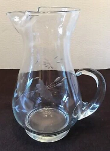 Set of Princess House Heritage Crystal - With 4 Glasses and Ice Bucket