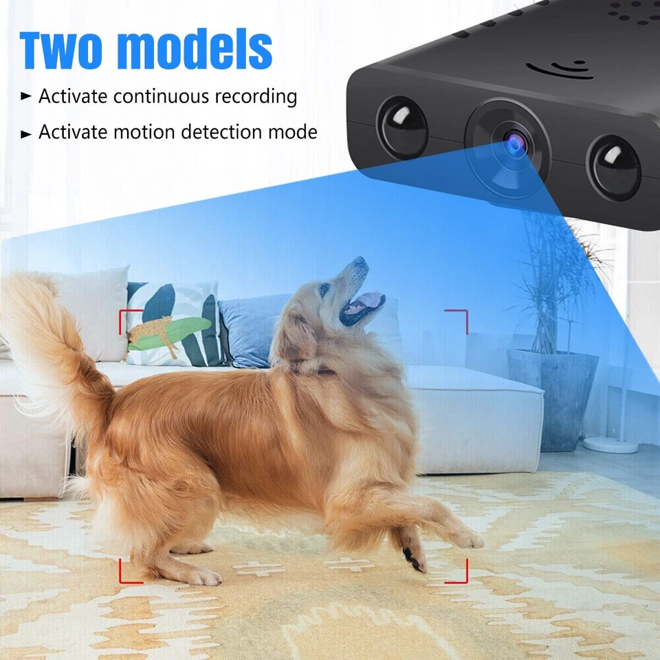 Mini Kamera IP 1080P HD Camera Überwachungskamera Aussen Indoor Nachtsicht Cam - Bild 4 von 4