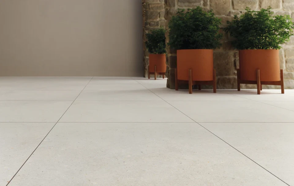 48"x48" Cementi- Fresh White Matte Finish Porcelain Large Format Tile - Image 2 of 4