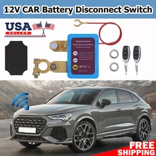 12V 240A Remote Battery Disconnect Switch Battery Kill Switch For Car RV ATV