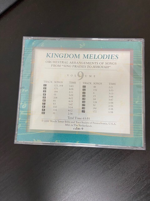 KINGDOM MELODIES ON COMPACT DISC VOLUME 3 - Watch Tower Bible | eBay
