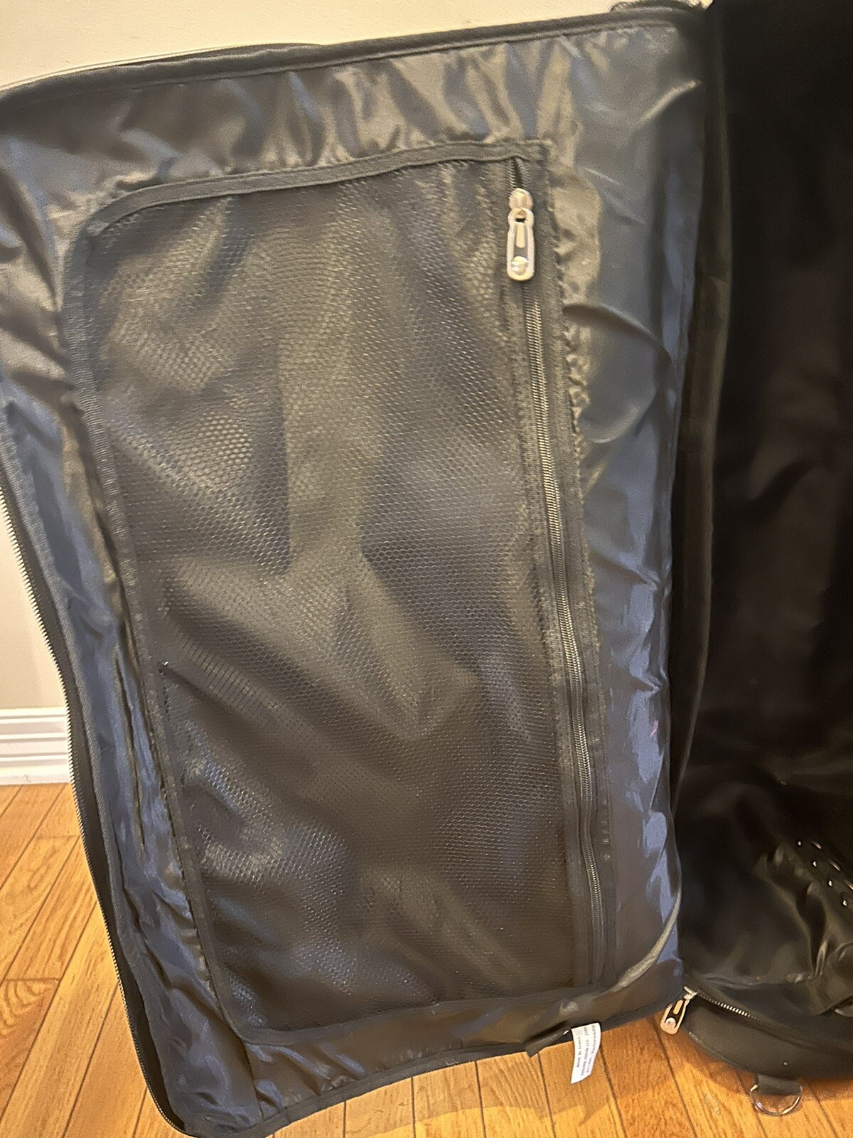 DREAM DUFFEL Large Black Bag Dance Luggage with Retractable Hanging