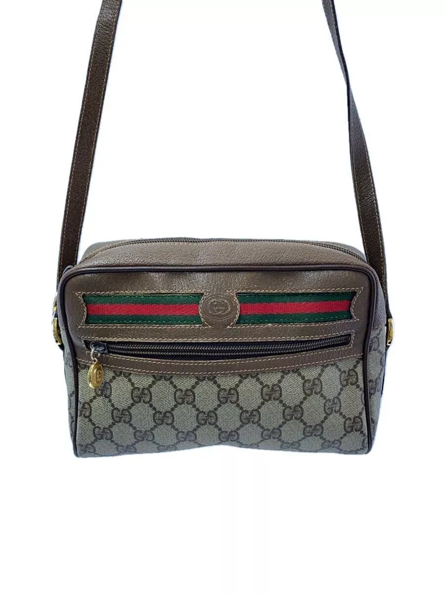 Sac taille GUCCI PVC marron motif complet ligne sherry occasion