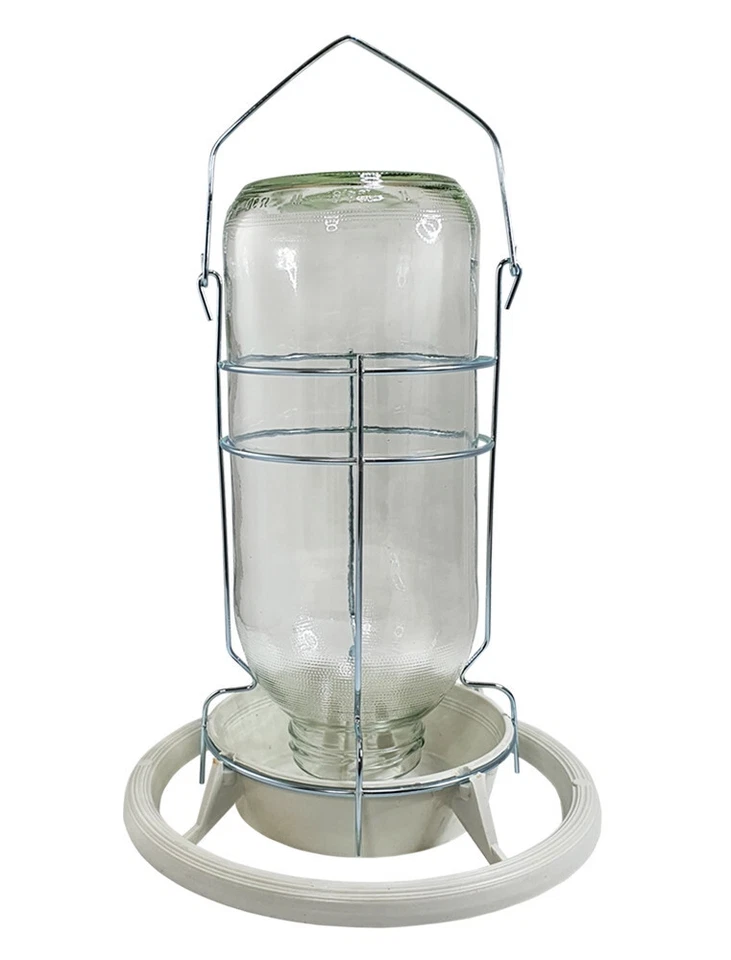 Nobby Omnia Tränke mit Glaseinsatz 1 ltr. Vogel Käfig