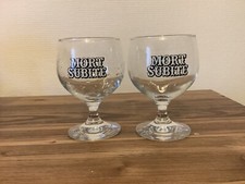 DUO DE VERRES A BIÈRE MORT SUBITE 25 cl