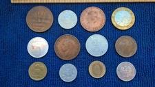 3a - JOB LOT OF FOREIGN / World Coins