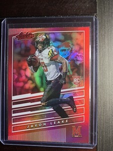 2020-Panini-Certified-Football-Card-Rookie-Red-SP-JAVON-LEAKE-12-RC-NY-Giants