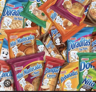 New Mexican  Bimbo Snacks All Different Flavors Variety Pack pack of 12 snacks 