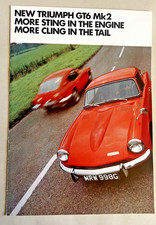 Triumph Gt6 Mk 2 1968 Brochure
